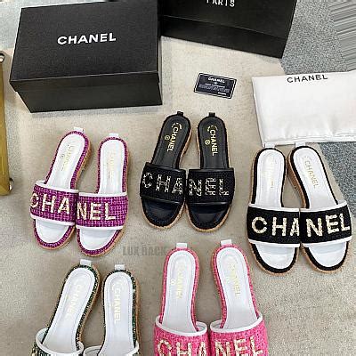 chanel slip on sandals|chanel slides 2021.